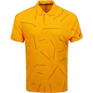 Nike Dri-Fit Tiger Woods Mens Polo Shirt Laser Orange/Black L