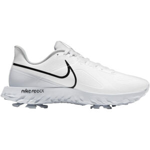 Nike React Infinity Pro Mens Golf Shoes White/Black/Mtlc Platinum US 8