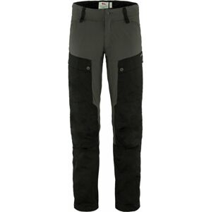 Fjällräven Outdoorové nohavice Keb Trousers M Reg Black/Stone Grey 48