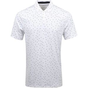 Nike Dri-Fit Vapor Print Mens Polo Shirt White/White 2XL