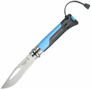 Opinel N°08 Stainless Steel Outdoor Plastic Blue Blue Turistický nôž