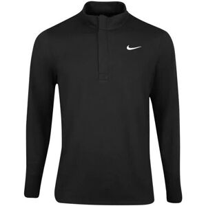 Nike Dri-Fit Victory 1/2 Zip Mens Sweater Black/Black/White 2XL