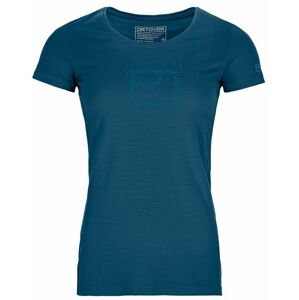 Ortovox Outdoorové tričko 150 Cool Leaves T-Shirt W Petrol Blue M