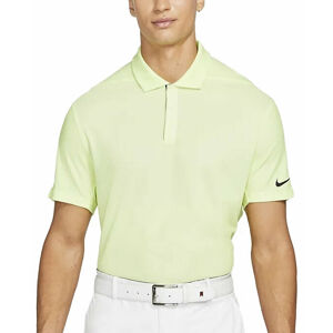 Nike Dri-Fit ADV Tiger Woods Mens Polo Shirt White/Light Lemon Twist/Black L