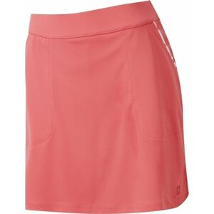 Footjoy Interlock Watercolour Womens Golf Skirt Bright Coral S