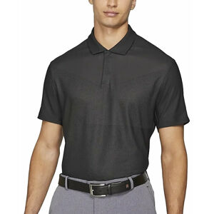 Nike Dri-Fit ADV Tiger Woods Mens Polo Shirt Dark Smoke Grey/Black/Black XL
