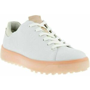 Ecco Tray Womens Golf Shoes Bright White/Peach Nectar 41