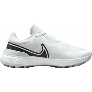 Nike Infinity Pro 2 Mens Golf Shoes White/Pure Platinum/Wolf Grey/Black 43