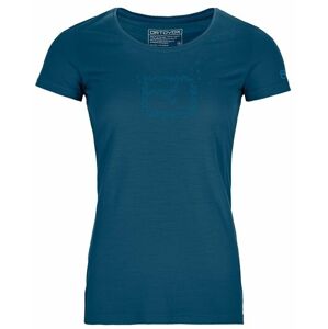 Ortovox Outdoorové tričko 150 Cool Leaves T-Shirt W Petrol Blue L