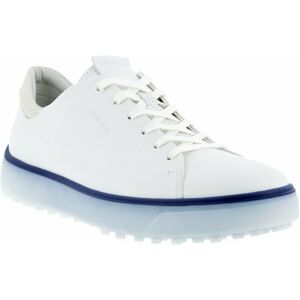 Ecco Tray Mens Golf Shoes White/Blue Depth 41