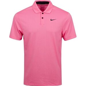 Nike Dri-Fit Vapor Mens Polo Shirt Hyper Pink/Black M