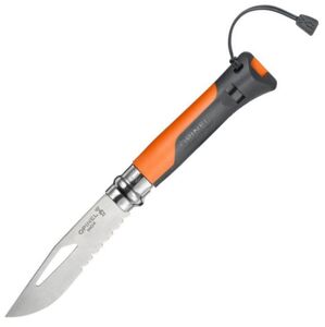 Opinel N°08 Stainless Steel Outdoor Plastic Orange Orange Turistický nôž