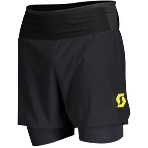 Scott Hybrid Shorts RC Run Čierna-Žltá S