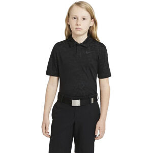 Nike Dri-Fit Junior Polo Shirt Black/Dk Smoke Grey M