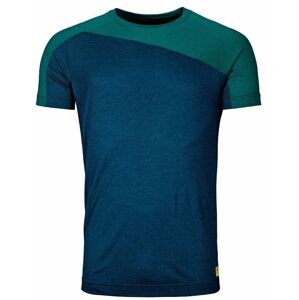 Ortovox Outdoorové tričko 170 Cool Horizontal T-Shirt M Petrol Blue Blend 2XL